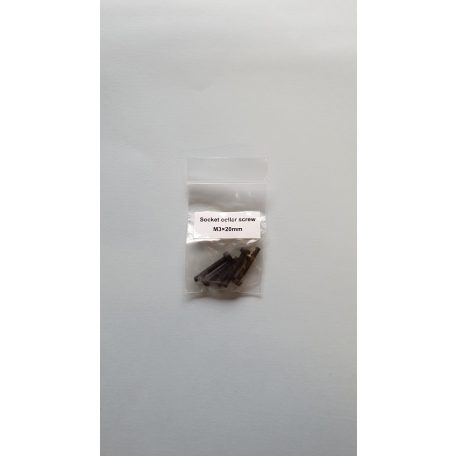 Machine screw M3 x 20 mm - allen screw - 5x