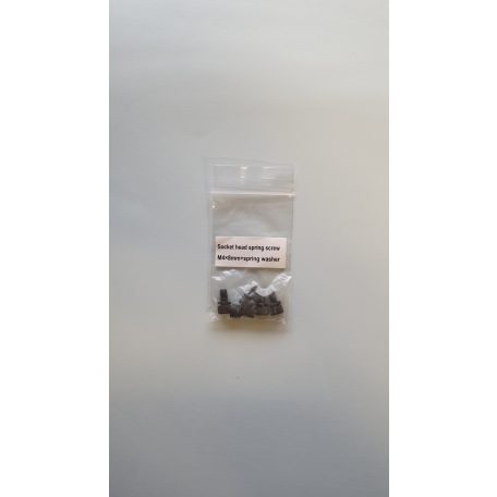 Műszercsavar M4 x 8 mm - imbusz csavar alátéttel - 5x