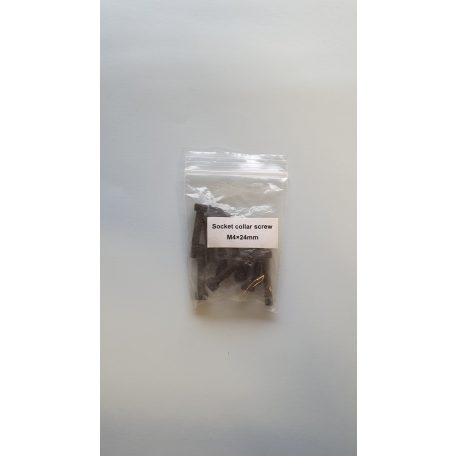 Műszercsavar M4 x 24 mm - imbusz csavar - 10x