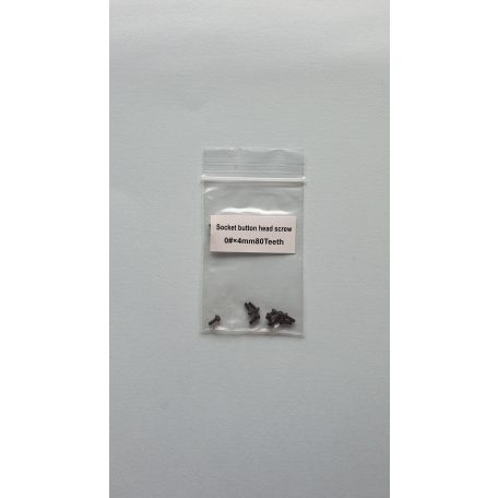 Műszercsavar 4 mm - domborúfejű imbusz csavar - 10x