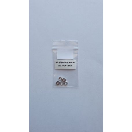 Washer for countersunk screw M2,5 x 6 x 2 mm - 5x