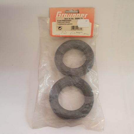 HWR - Frontwheel Tire Grooved Graupner 5008.72 - 2x