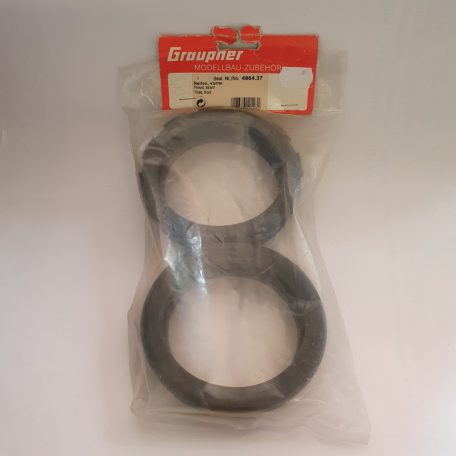 HWR - XL rubber tires with special profile, Graupner 4864.37 - 2x